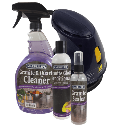 MARBLELIFE Granite Countertop Care Kit - With Buffer