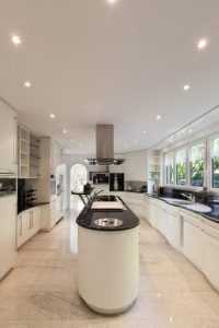 Interior, modern kitchen of a luxury home
